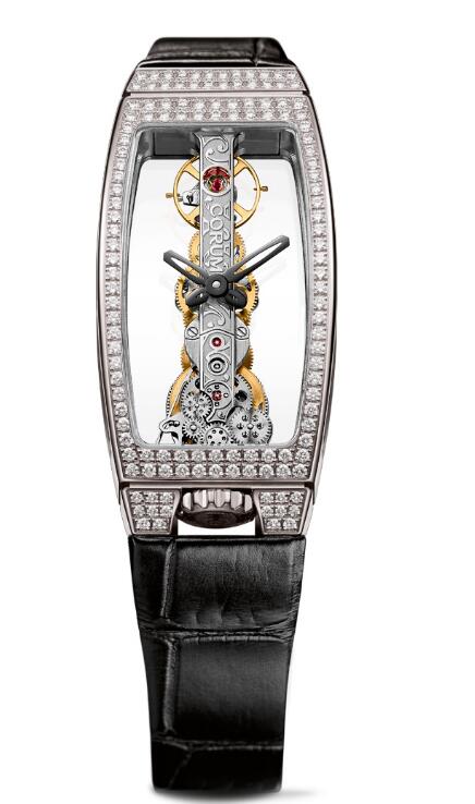 Buy Corum replica B113/03843 - 113.112.69/0001 0000 GOLDEN BRIDGE MISS WHITE GOLD DIAMONDS watches